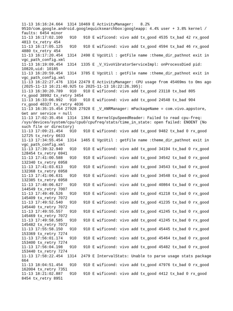 Vivo Device Log Analysis Report | PDF | Transport Layer Security ...
