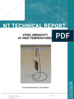 Steel Emissivity at High Temperatures EURACHEM