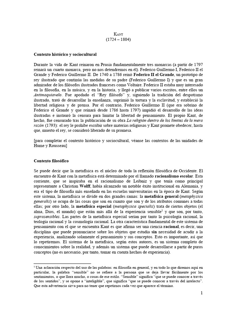 8 Kant | PDF | Immanuel Kant | A priori y a posteriori