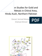 Orientation Studies For Gold and Precious Metals in Chitral Area, Hindu Kush, Northern Pakistan