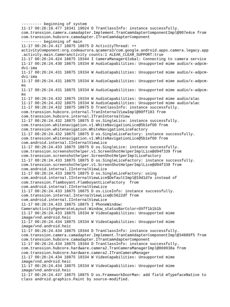 Camera Activity Log Analysis | PDF | Computing | Computer Engineering
