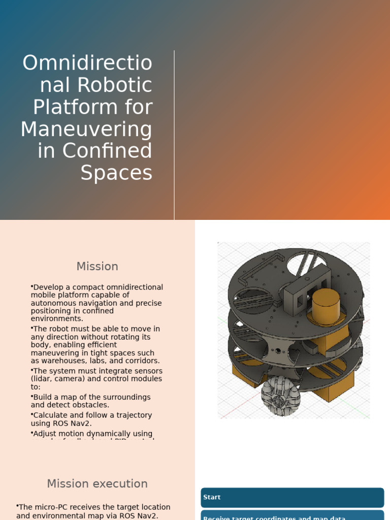 Omnidirectional Robot for Tight Spaces | PDF