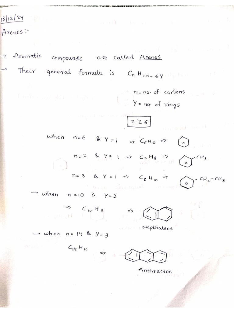 Arens Benzene | PDF