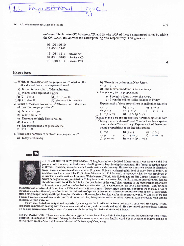 1.1-PropositionalLogic | PDF | If And Only If | Logic