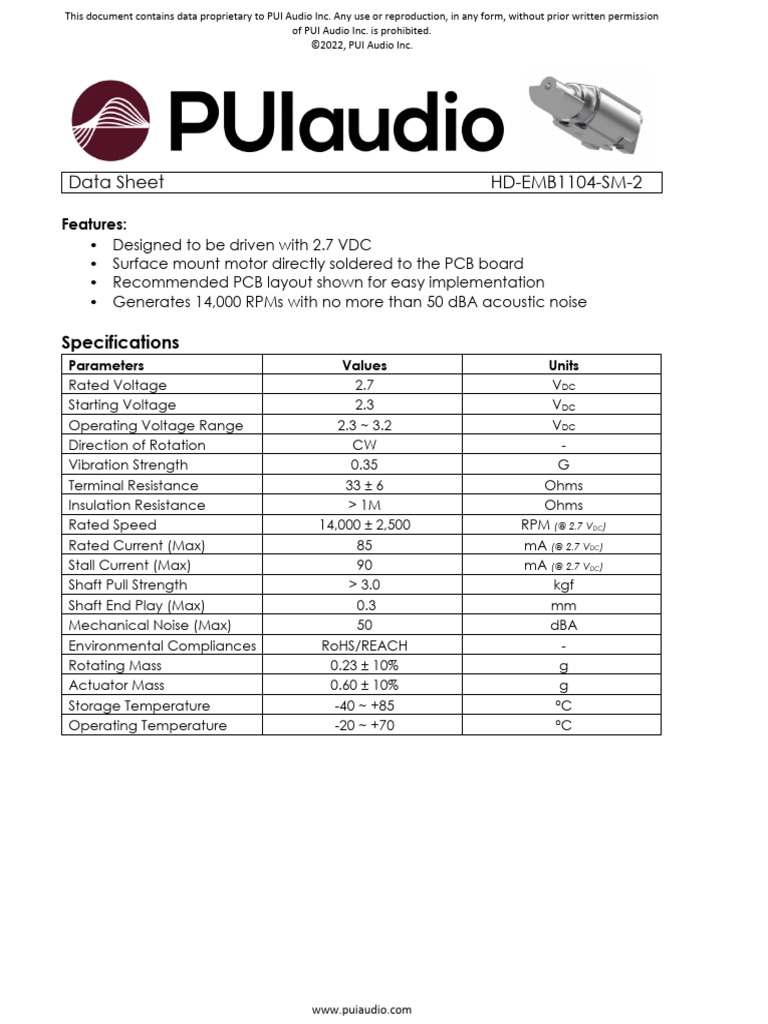 Specs Hd Emb1104 Sm 2 | PDF | Hertz | Specification (Technical Standard)