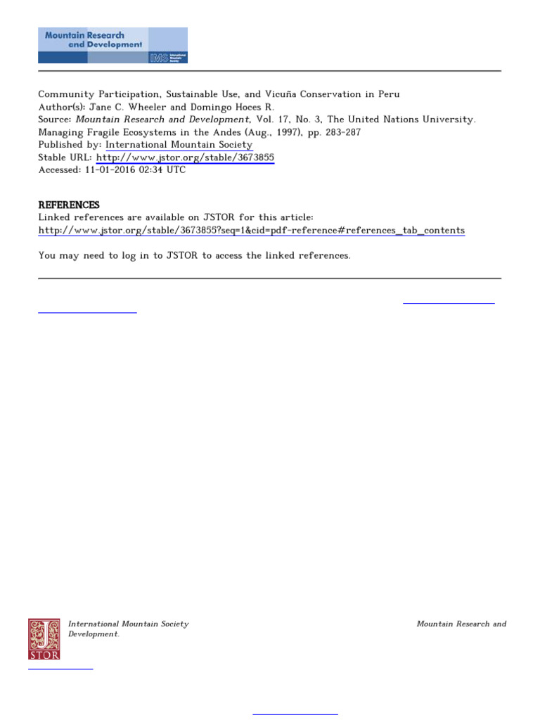 Community Participation Sustainable Use | PDF