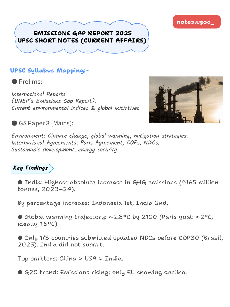 Climate Change and GHG Emissions Analysis | PDF | Climate Change ...