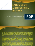 Simulacion de Un Proceso en Superpro Designer