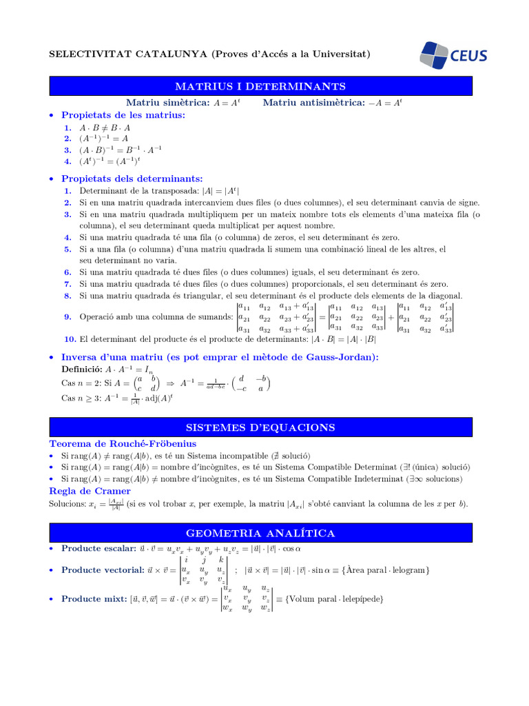 Formulari Mates Sele Ceus 2024 | PDF