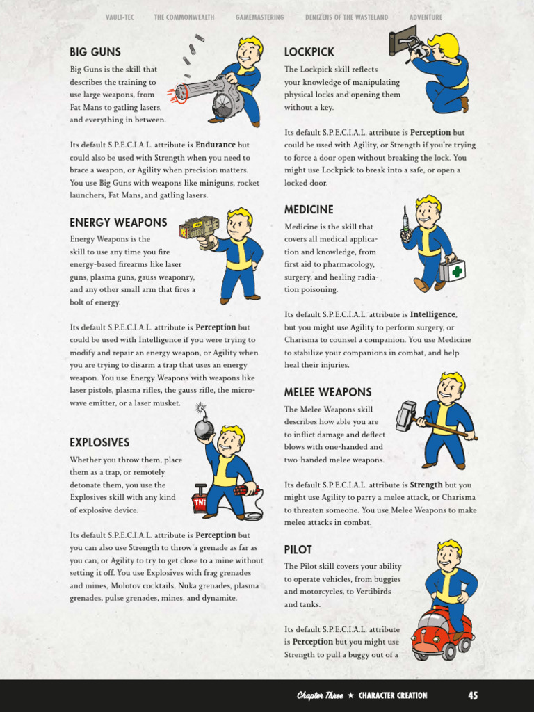 Fallout Core Rulebook | PDF | Firearms | Military Technology