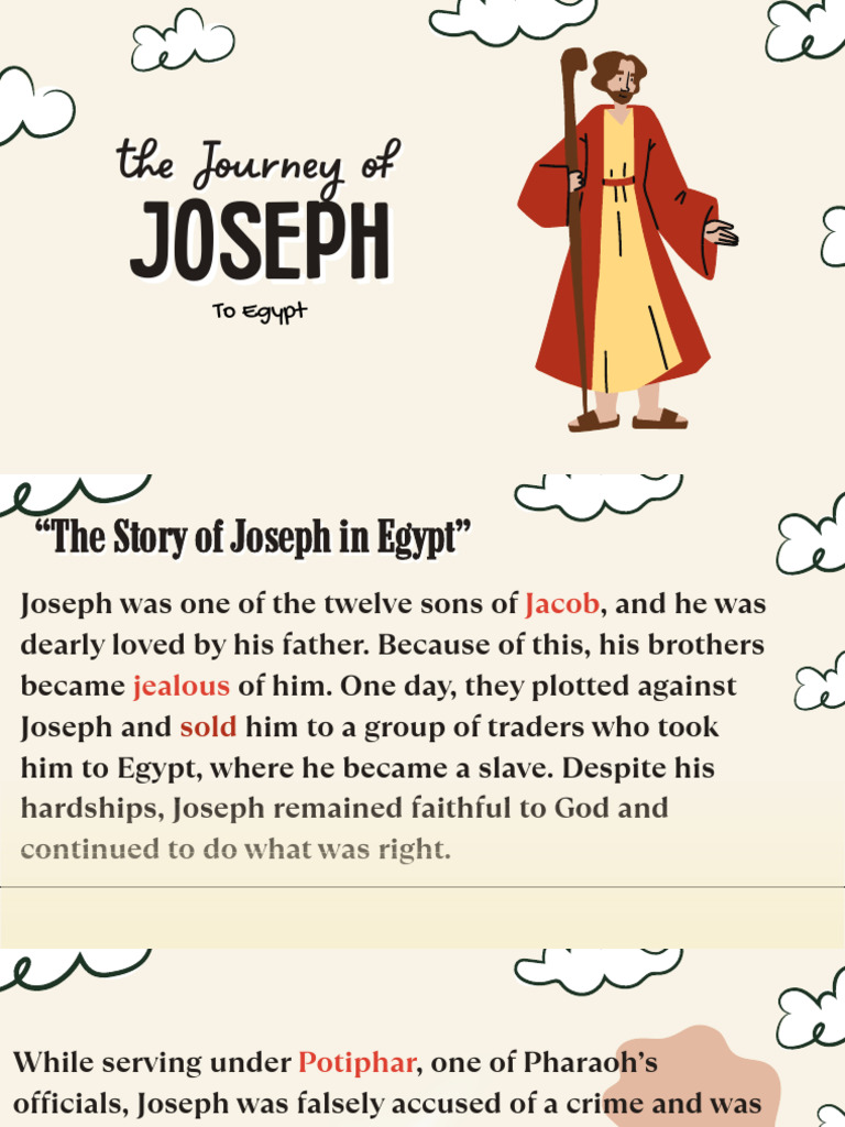 Joseph in Egypt | PDF | Spirituality | Religious Belief And Doctrine