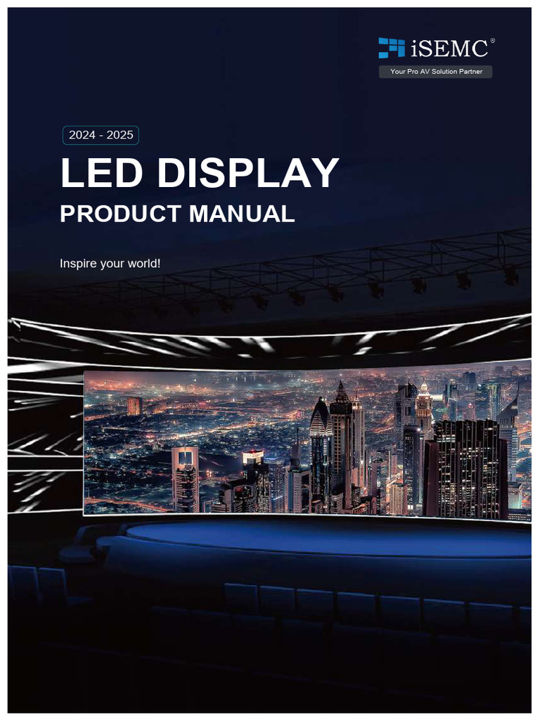 Pro AV LED Screen Solutions 2024-2025 | PDF | Display Resolution ...