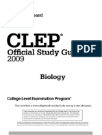 Biology CLEP Study Guide