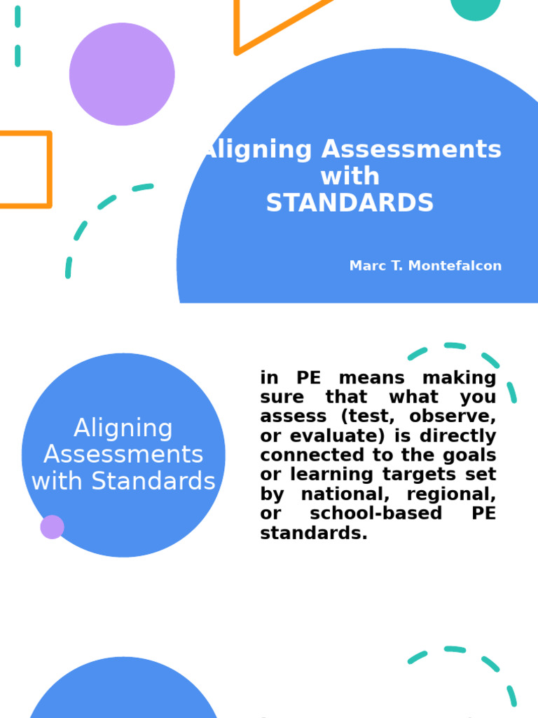 Aligning PE Assessments with Standards | PDF | Educational Assessment ...