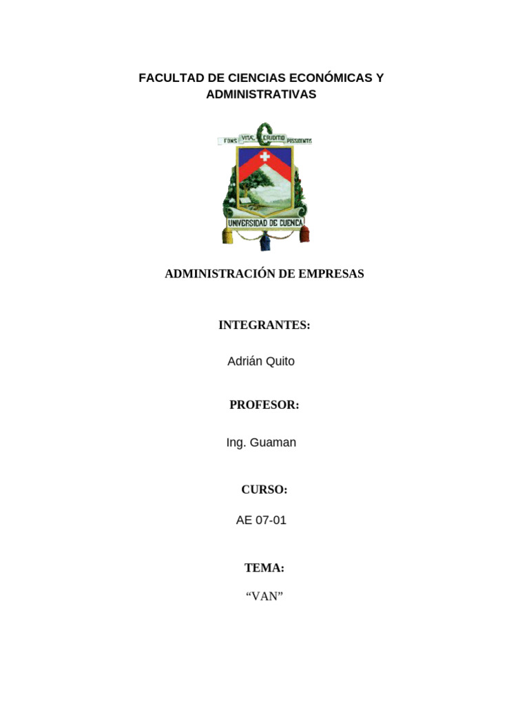 Facultad de Ciencias Económicas y Administrativas | PDF | Inversiones ...
