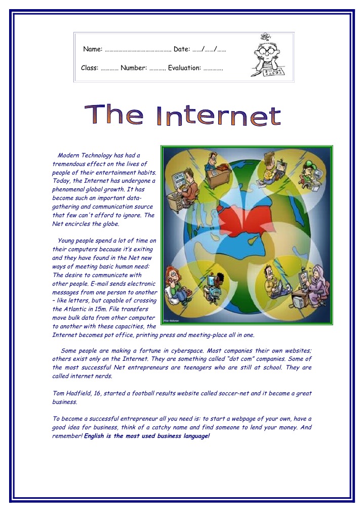 Impact of Internet on Modern Entertainment | PDF | Internet | Communication