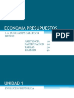 ECONOMIA PRESUPUESTOS