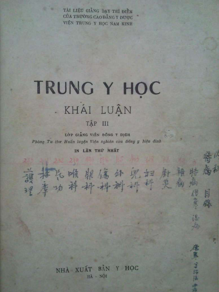005.Trung Y Hoc Khai Luan - Tap 3 | PDF