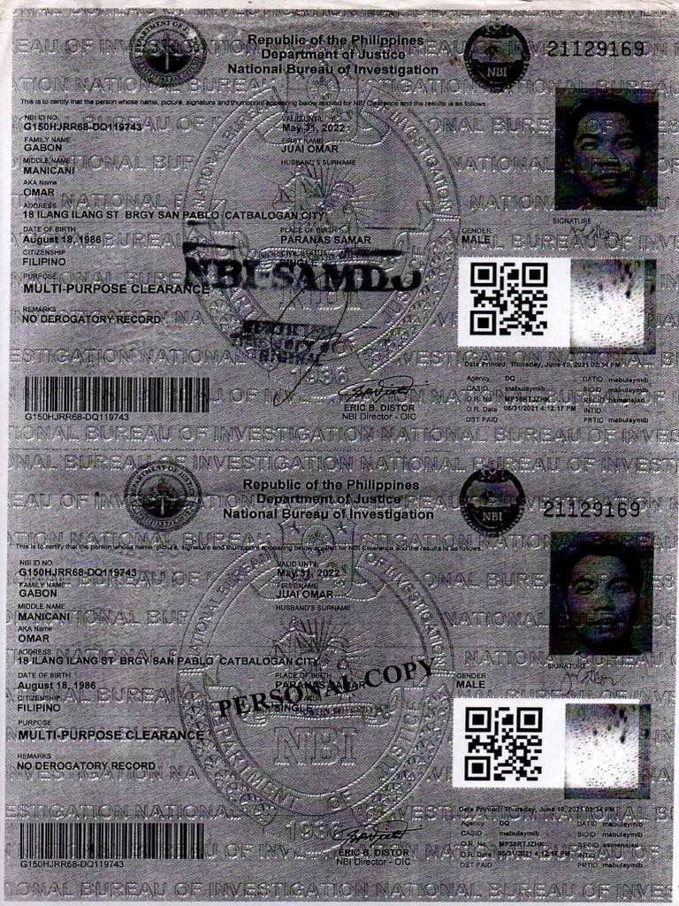 NBI | PDF