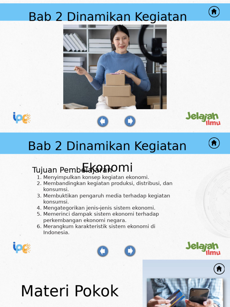 Power Point Smart Book Ekonomi 10 Bab 2 306CD259 | PDF