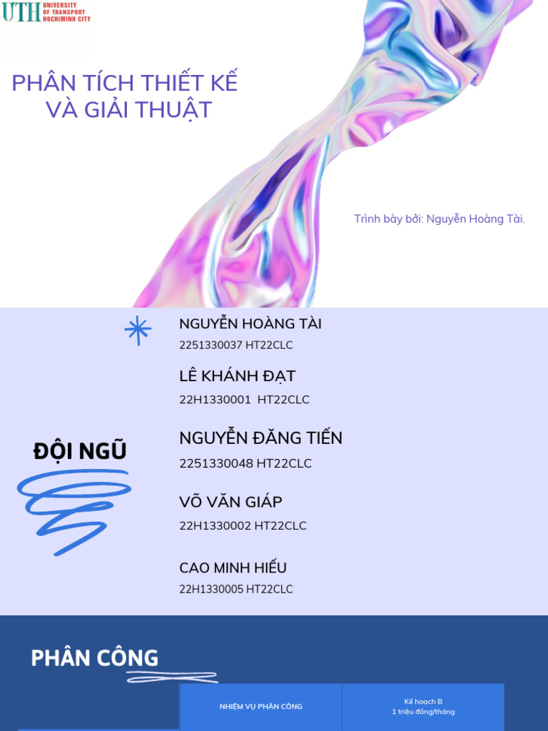 Phan Tich Thiet Ke Va Giai Thuat | PDF