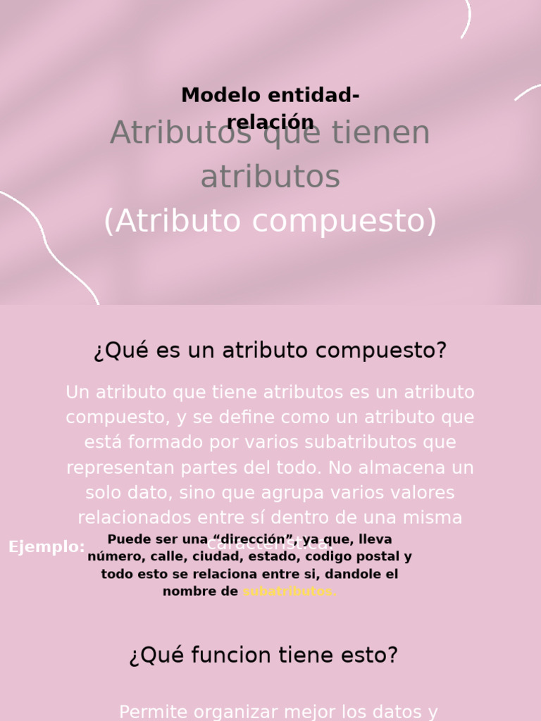 Atributos Que Tienen Atributos | PDF