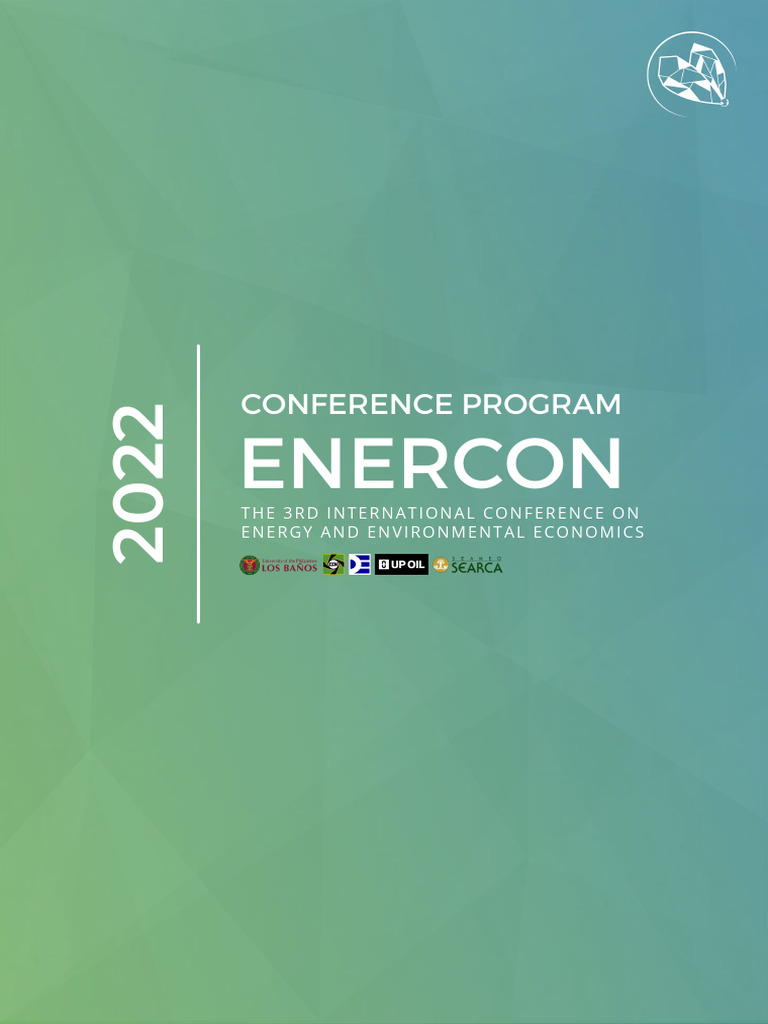 Enercon 2022 Program | PDF | Natural Environment