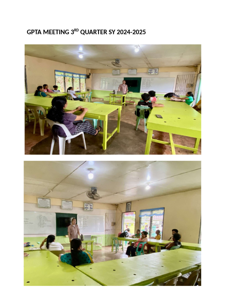 Gpta Meeting 3rd Quarter Sy 2024 | PDF