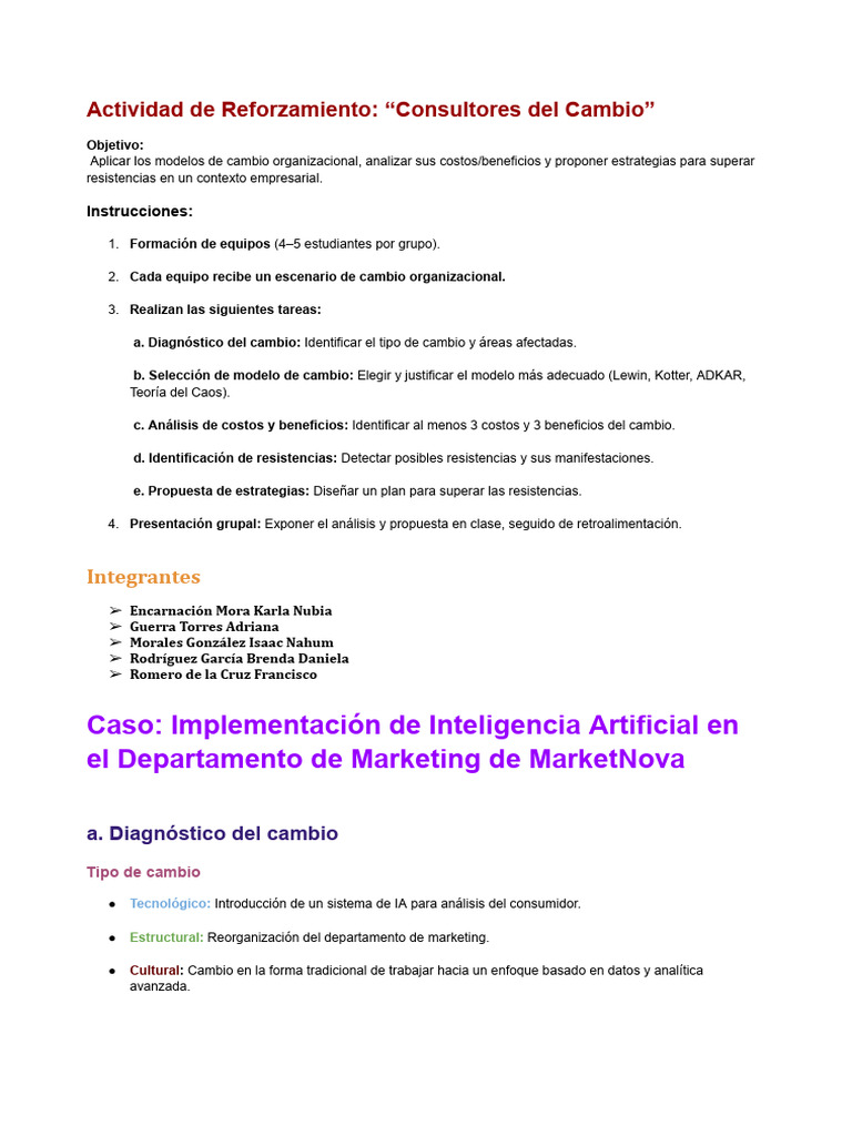 Implementación de La Inteligencia Artificial en Marketing | PDF ...
