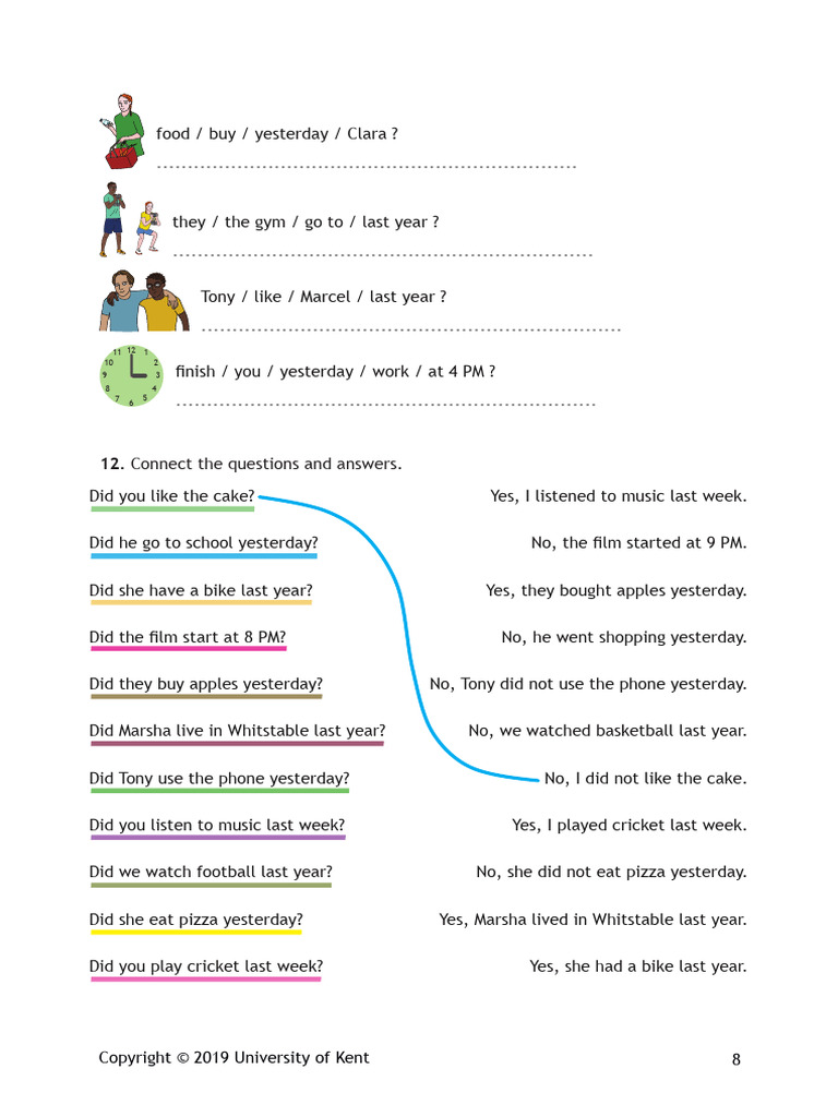 English Grammar: Question & Answer Practice | PDF