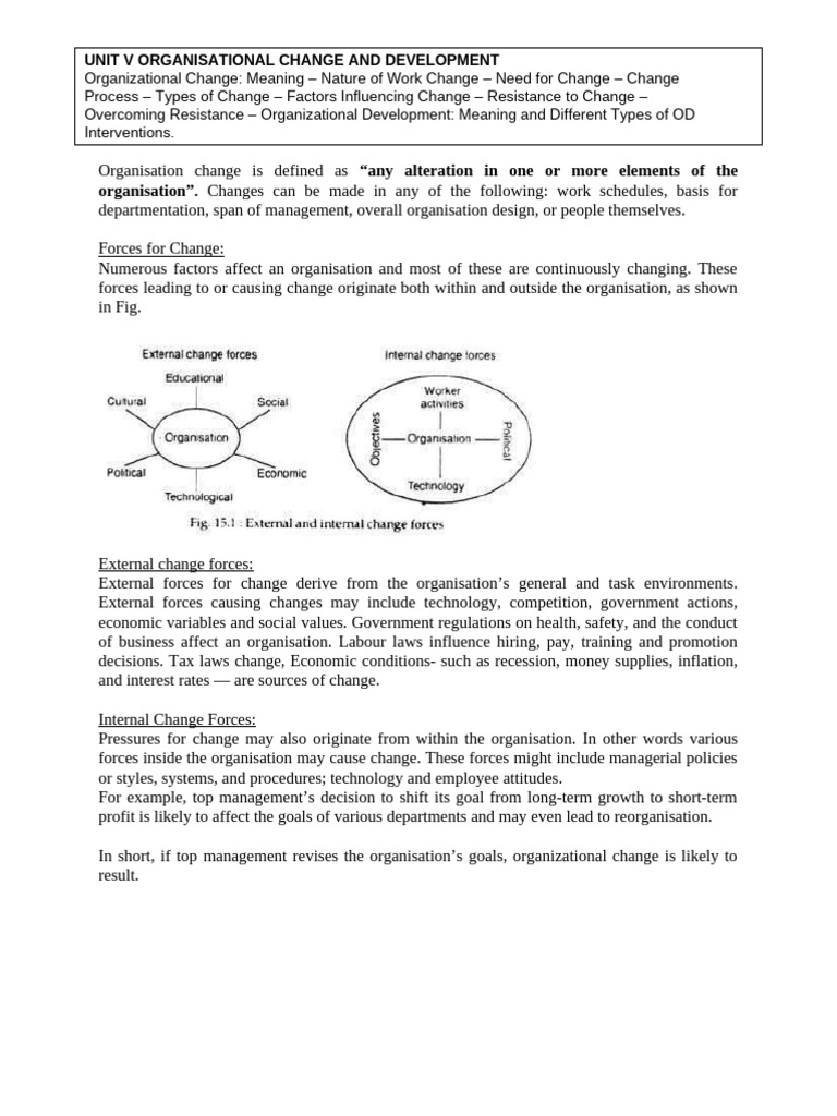 Understanding Organizational Change Factors | PDF | Organization ...