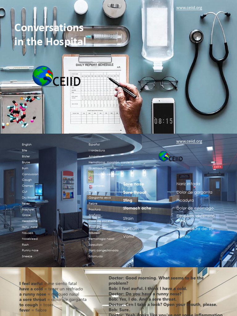 Vocabulario Médico en Inglés y Español | PDF | Enfermedades y ...
