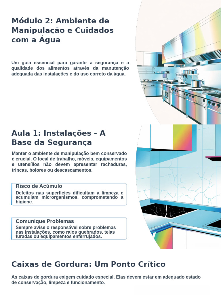 Modulo 2 Ambiente de Manipulacao e Cuidados Com a Agua | PDF ...