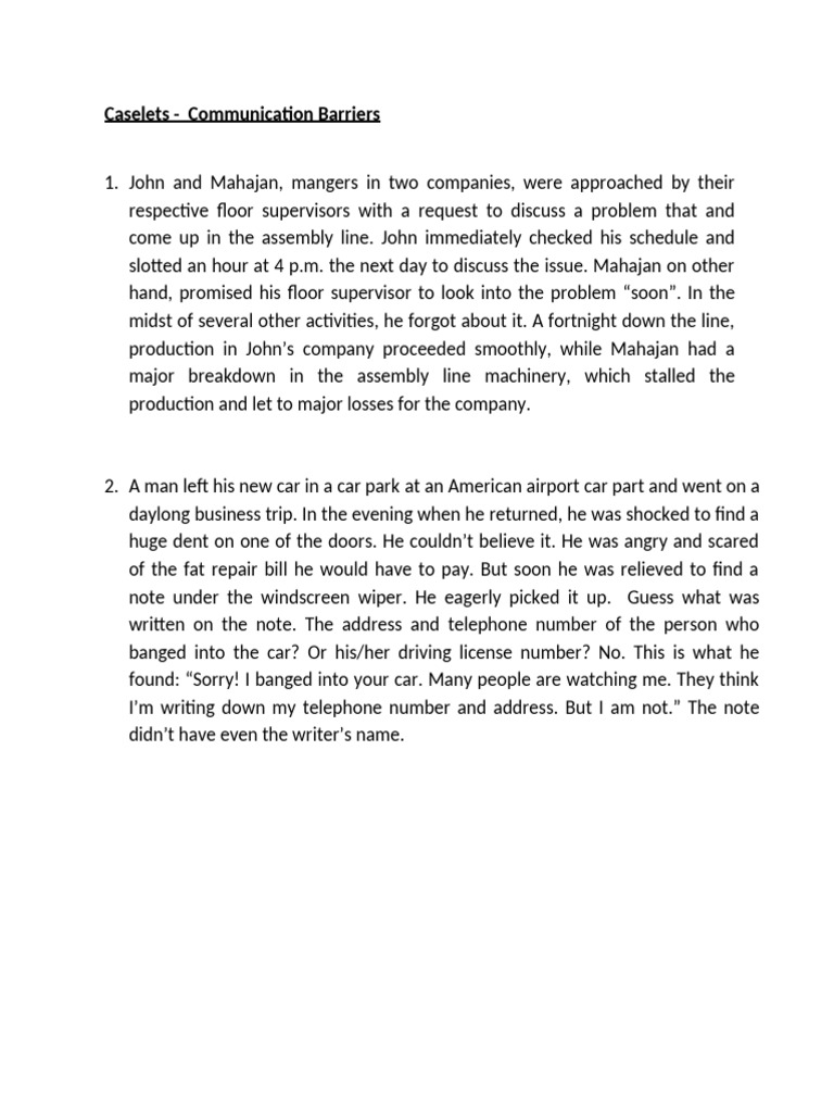 Case Lets | PDF
