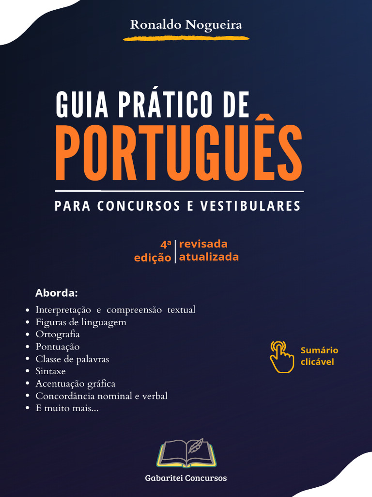 Guia Prático de Português para Concursos | PDF | Relações sintáticas ...