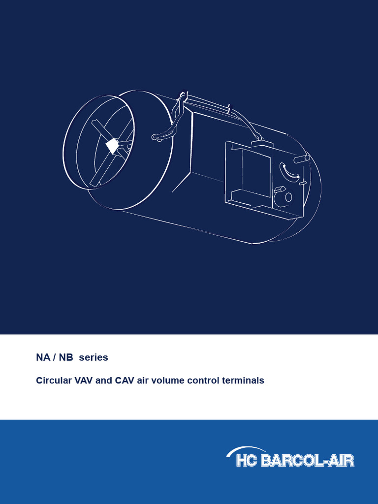 VAV CAV Circular Units NA NB | PDF | Equipment | Mechanical Engineering