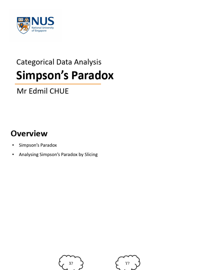Simpson's Paradox in Treatment Analysis | PDF | Categorical Variable ...