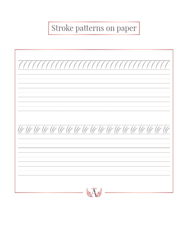 Stroke Patterns On Paper | PDF