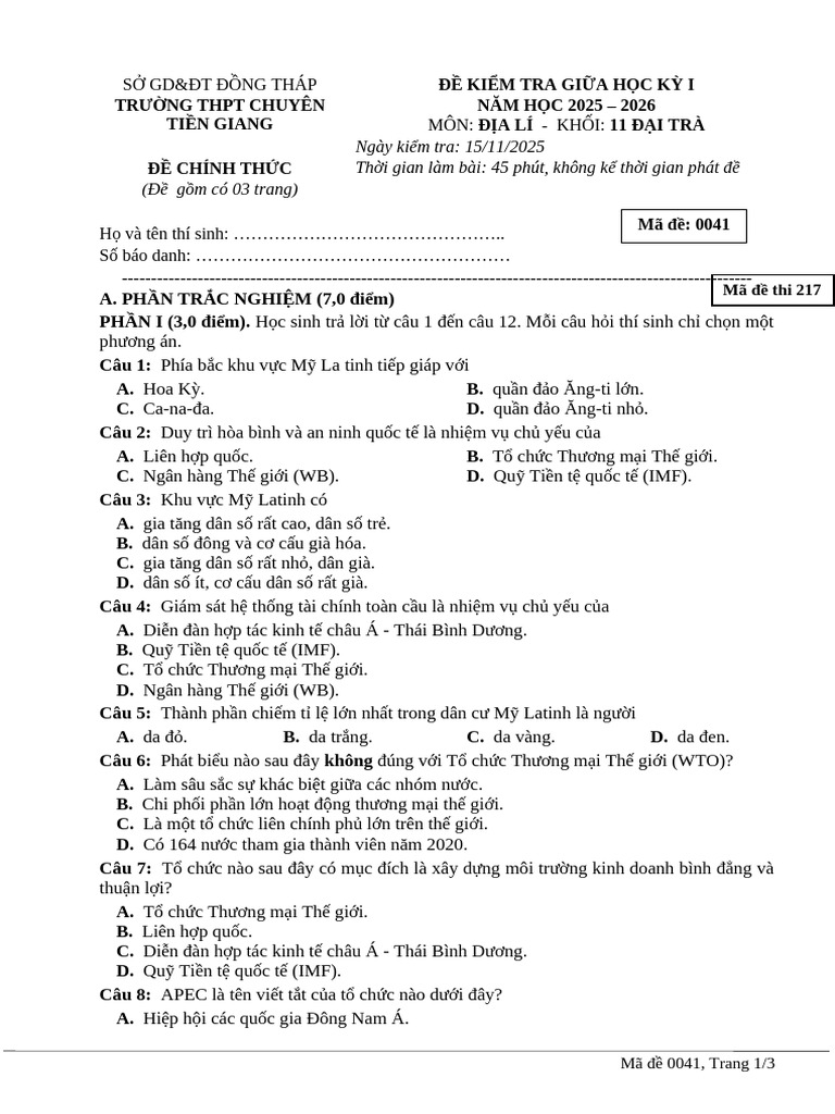 ĐTR 0041 | PDF