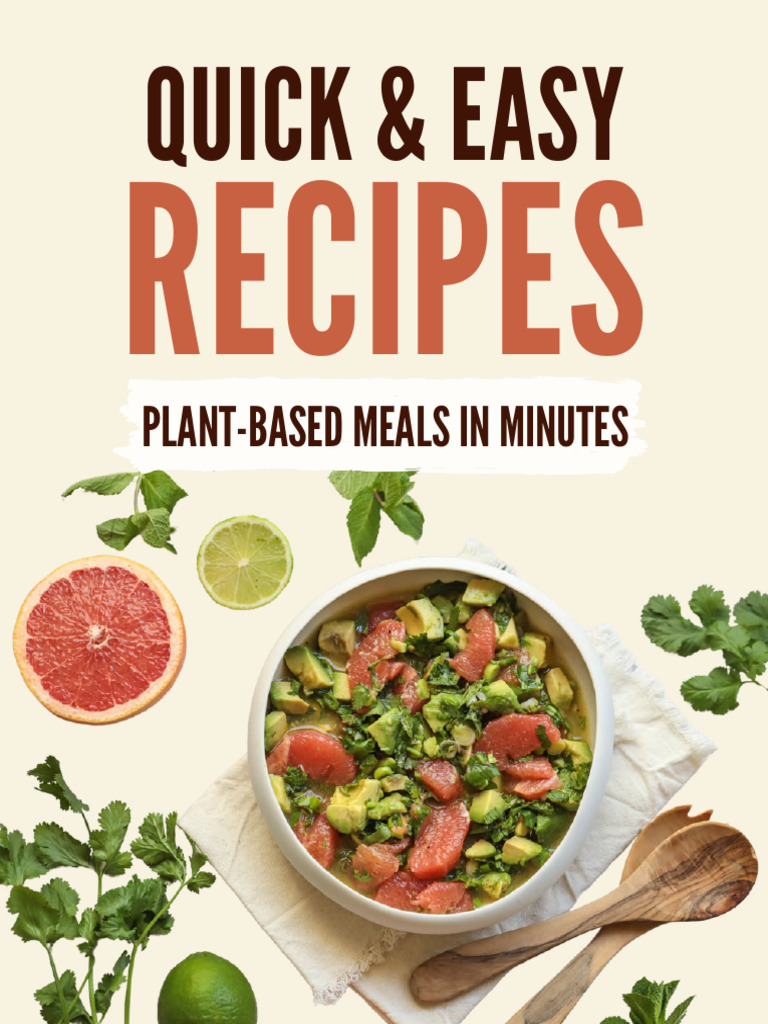 Recipes: Quick & Easy | PDF