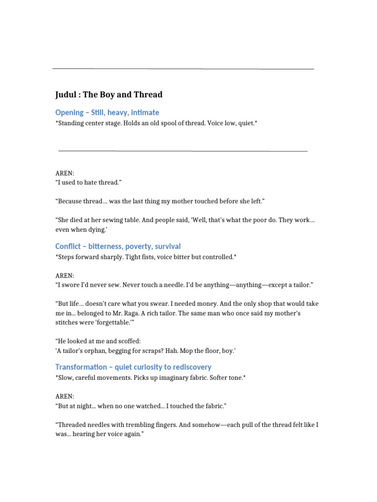 Healing Through Thread and Legacy | PDF