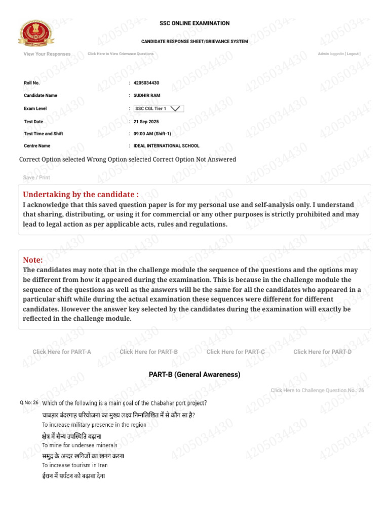 GK Answer Key | PDF | Qualifications | Tests
