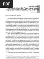 Um Nordeste Em SP Resenha