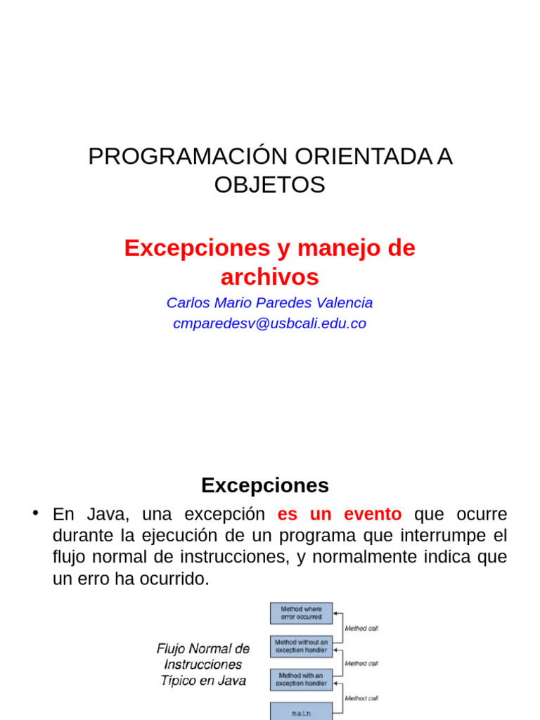 15 - Programación Orientada A Objetos | PDF | Programa de computadora ...