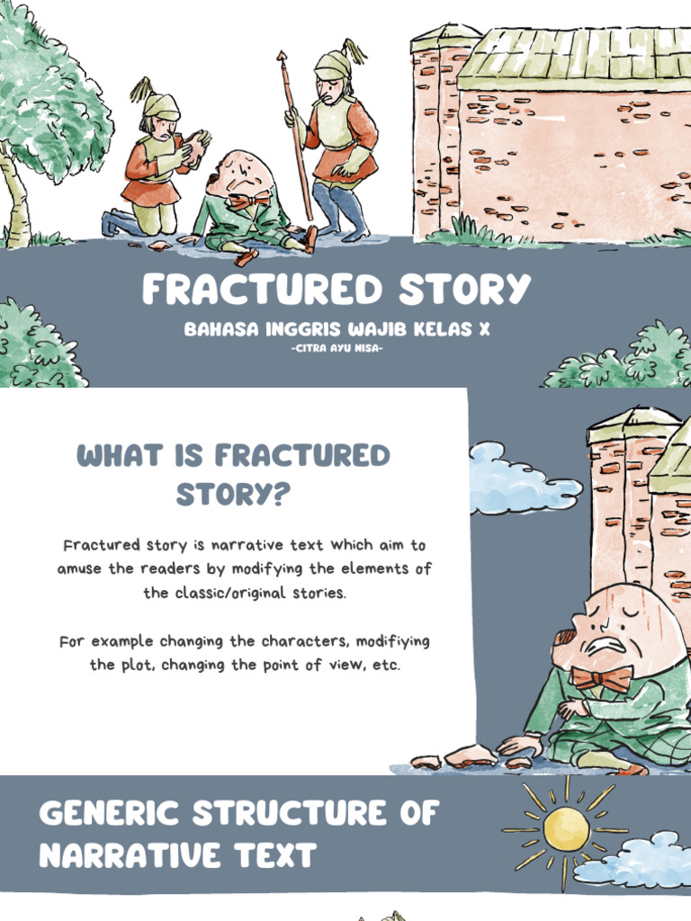 Fractured Story Bahasa Inggris Wajib Kelas X | PDF