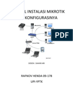 Cover Tutorial Instalasi Mikrotik Dan Konfigurasinya