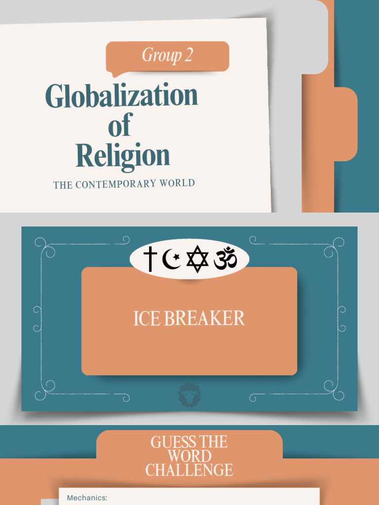 Globalization and Religion Dynamics | PDF | Globalization | Faith