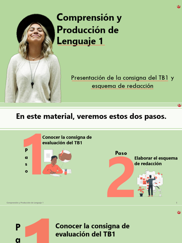Esquema de Redacción para TB1 | PDF