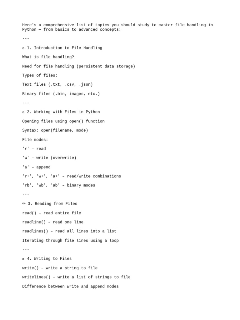 File Handling - 251109 - 234106 | PDF | Comma Separated Values ...