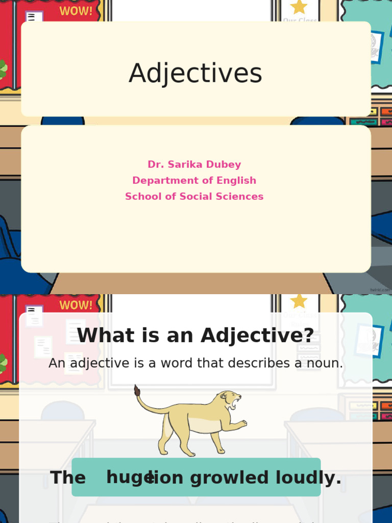 Adjectives | PDF | Language Mechanics | Semantics